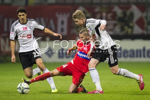  10.11.2013 LODZ PILKA NOZNA T-MOBILE EKSTRAKLASA SEZON 2012/2013 FOOTBALL POLISH EKSTRAKLASA SEASON WIDZEW LODZ - LEGIA WARSZAWA N/Z HELIO PINTO VELJKO BATROVIC    