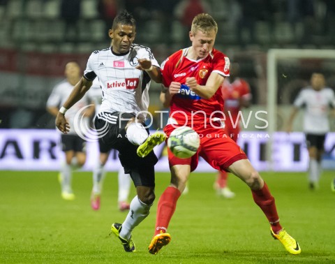  10.11.2013 LODZ PILKA NOZNA T-MOBILE EKSTRAKLASA SEZON 2012/2013 FOOTBALL POLISH EKSTRAKLASA SEASON WIDZEW LODZ - LEGIA WARSZAWA N/Z EDUARDS VISNIAKOVS JUNIOR DOSSA   