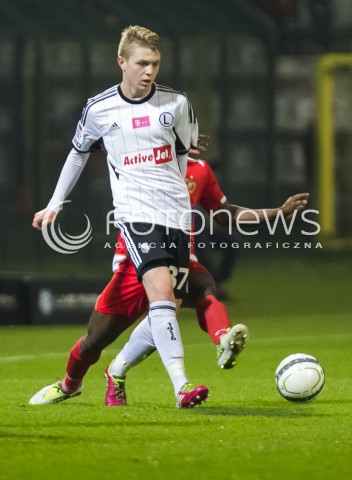  10.11.2013 LODZ PILKA NOZNA T-MOBILE EKSTRAKLASA SEZON 2012/2013 FOOTBALL POLISH EKSTRAKLASA SEASON WIDZEW LODZ - LEGIA WARSZAWA N/Z DOMINIK FURMAN   