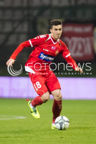  10.11.2013 LODZ PILKA NOZNA T-MOBILE EKSTRAKLASA SEZON 2012/2013 FOOTBALL POLISH EKSTRAKLASA SEASON WIDZEW LODZ - LEGIA WARSZAWA N/Z KRYSTIAN NOWAK SYLWETKA   