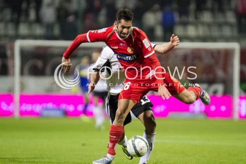  10.11.2013 LODZ PILKA NOZNA T-MOBILE EKSTRAKLASA SEZON 2012/2013 FOOTBALL POLISH EKSTRAKLASA SEASON WIDZEW LODZ - LEGIA WARSZAWA N/Z  DE AMO PEREZ JONATHAN  