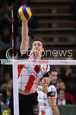  16.11.2013 RZESZOW <br />SIATKOWKA PLUS LIGA 2013/2014 MEN VOLLEYBALL POLAND POLISH PLUSLIGA LEAGUE SEASON 2013/2014 <br />MECZ ASSECO RESOVIA RZESZOW - AZS POLITECHNIKA WARSZAWSKA <br />N/Z JOCHEN SCHOPS SYLWETKA<br /> 