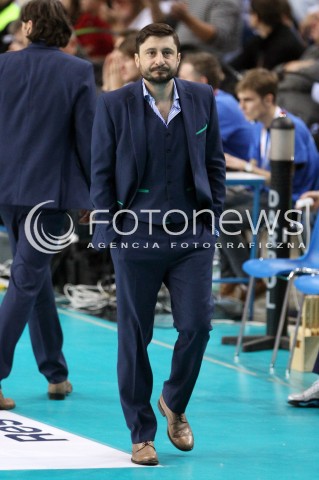  16.11.2013 RZESZOW <br />SIATKOWKA PLUS LIGA 2013/2014 MEN VOLLEYBALL POLAND POLISH PLUSLIGA LEAGUE SEASON 2013/2014 <br />MECZ ASSECO RESOVIA RZESZOW - AZS POLITECHNIKA WARSZAWSKA <br />N/Z JAKUB BEDNARUK ( TRENER ) SYLWETKA <br /> 