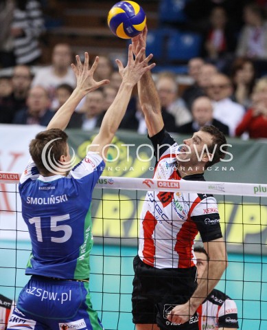  16.11.2013 RZESZOW <br />SIATKOWKA PLUS LIGA 2013/2014 MEN VOLLEYBALL POLAND POLISH PLUSLIGA LEAGUE SEASON 2013/2014 <br />MECZ ASSECO RESOVIA RZESZOW - AZS POLITECHNIKA WARSZAWSKA <br />N/Z PETER VERES PRZEMYSLAW SMOLINSKI <br /> 