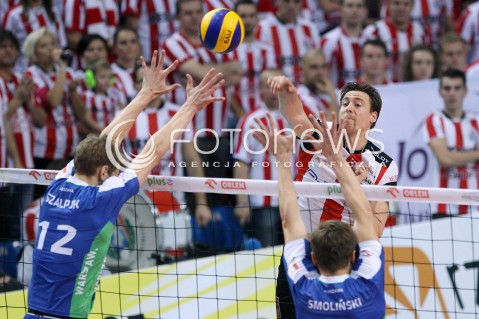  16.11.2013 RZESZOW <br />SIATKOWKA PLUS LIGA 2013/2014 MEN VOLLEYBALL POLAND POLISH PLUSLIGA LEAGUE SEASON 2013/2014 <br />MECZ ASSECO RESOVIA RZESZOW - AZS POLITECHNIKA WARSZAWSKA <br />N/Z JOCHEN SCHOPS ARTUR SZALPUK PRZEMYSLAW SMOLINSKI <br /> 