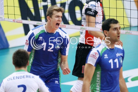  16.11.2013 RZESZOW <br />SIATKOWKA PLUS LIGA 2013/2014 MEN VOLLEYBALL POLAND POLISH PLUSLIGA LEAGUE SEASON 2013/2014 <br />MECZ ASSECO RESOVIA RZESZOW - AZS POLITECHNIKA WARSZAWSKA <br />N/Z ARTUR SZALPUK IVAN KOLEV RADOSC EMOCJE <br /> 