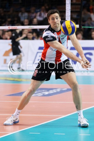  16.11.2013 RZESZOW <br />SIATKOWKA PLUS LIGA 2013/2014 MEN VOLLEYBALL POLAND POLISH PLUSLIGA LEAGUE SEASON 2013/2014 <br />MECZ ASSECO RESOVIA RZESZOW - AZS POLITECHNIKA WARSZAWSKA <br />N/Z JOCHEN SCHOPS SYLWETKA<br /> 