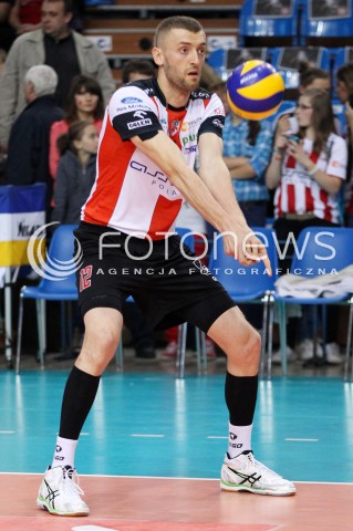  16.11.2013 RZESZOW <br />SIATKOWKA PLUS LIGA 2013/2014 MEN VOLLEYBALL POLAND POLISH PLUSLIGA LEAGUE SEASON 2013/2014 <br />MECZ ASSECO RESOVIA RZESZOW - AZS POLITECHNIKA WARSZAWSKA <br />N/Z LUKASZ PERLOWSKI SYLWETKA<br /> 