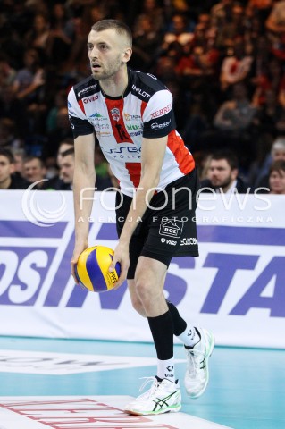  16.11.2013 RZESZOW <br />SIATKOWKA PLUS LIGA 2013/2014 MEN VOLLEYBALL POLAND POLISH PLUSLIGA LEAGUE SEASON 2013/2014 <br />MECZ ASSECO RESOVIA RZESZOW - AZS POLITECHNIKA WARSZAWSKA <br />N/Z LUKASZ PERLOWSKI SYLWETKA<br /> 