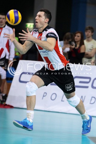  16.11.2013 RZESZOW <br />SIATKOWKA PLUS LIGA 2013/2014 MEN VOLLEYBALL POLAND POLISH PLUSLIGA LEAGUE SEASON 2013/2014 <br />MECZ ASSECO RESOVIA RZESZOW - AZS POLITECHNIKA WARSZAWSKA <br />N/Z OLIEG ACHREM ALEH AKHREM SYLWETKA<br /> 