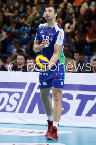  16.11.2013 RZESZOW <br />SIATKOWKA PLUS LIGA 2013/2014 MEN VOLLEYBALL POLAND POLISH PLUSLIGA LEAGUE SEASON 2013/2014 <br />MECZ ASSECO RESOVIA RZESZOW - AZS POLITECHNIKA WARSZAWSKA <br />N/Z ADRIAN GONTARIU SYLWETKA<br /> 