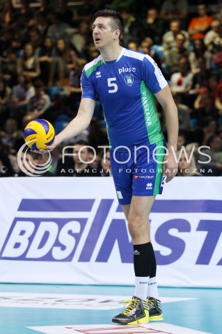  16.11.2013 RZESZOW <br />SIATKOWKA PLUS LIGA 2013/2014 MEN VOLLEYBALL POLAND POLISH PLUSLIGA LEAGUE SEASON 2013/2014 <br />MECZ ASSECO RESOVIA RZESZOW - AZS POLITECHNIKA WARSZAWSKA <br />N/Z MARCIN NOWAK SYLWETKA<br /> 