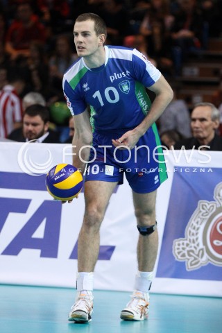  16.11.2013 RZESZOW <br />SIATKOWKA PLUS LIGA 2013/2014 MEN VOLLEYBALL POLAND POLISH PLUSLIGA LEAGUE SEASON 2013/2014 <br />MECZ ASSECO RESOVIA RZESZOW - AZS POLITECHNIKA WARSZAWSKA <br />N/Z JURAJ ZATKO SYLWETKA<br /> 