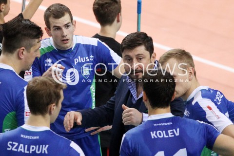  16.11.2013 RZESZOW <br />SIATKOWKA PLUS LIGA 2013/2014 MEN VOLLEYBALL POLAND POLISH PLUSLIGA LEAGUE SEASON 2013/2014 <br />MECZ ASSECO RESOVIA RZESZOW - AZS POLITECHNIKA WARSZAWSKA <br />N/Z JAKUB BEDNARUK ( TRENER ) JURAJ ZATKO MARCIN NOWAK IVAN KOLEV ARTUR SZALPUK <br /> 