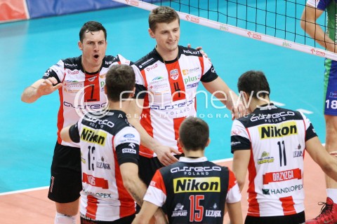  16.11.2013 RZESZOW <br />SIATKOWKA PLUS LIGA 2013/2014 MEN VOLLEYBALL POLAND POLISH PLUSLIGA LEAGUE SEASON 2013/2014 <br />MECZ ASSECO RESOVIA RZESZOW - AZS POLITECHNIKA WARSZAWSKA <br />N/Z OLIEG ACHREM ALEH AKHREM PIOTR NOWAKOWSKI FABIAN DRZYZGA PETER VERES MATEUSZ MASLOWSKI RADOSC EMOCJE <br /> 