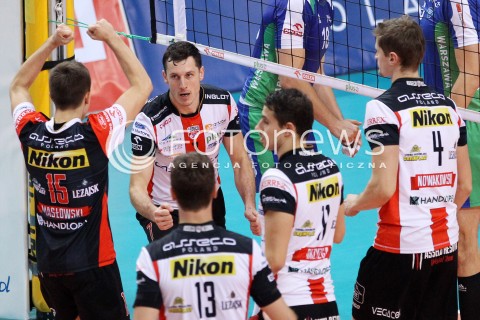  16.11.2013 RZESZOW <br />SIATKOWKA PLUS LIGA 2013/2014 MEN VOLLEYBALL POLAND POLISH PLUSLIGA LEAGUE SEASON 2013/2014 <br />MECZ ASSECO RESOVIA RZESZOW - AZS POLITECHNIKA WARSZAWSKA <br />N/Z MATEUSZ MASLOWSKI OLIEG ACHREM ALEH AKHREM FABIAN DRZYZGA RADOSC EMOCJE <br /> 