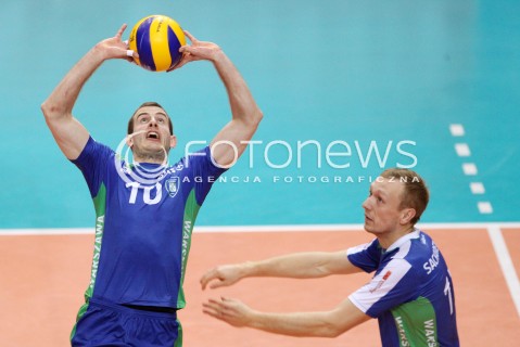  16.11.2013 RZESZOW <br />SIATKOWKA PLUS LIGA 2013/2014 MEN VOLLEYBALL POLAND POLISH PLUSLIGA LEAGUE SEASON 2013/2014 <br />MECZ ASSECO RESOVIA RZESZOW - AZS POLITECHNIKA WARSZAWSKA <br />N/Z JURAJ ZATKO MATEUSZ SACHAREWICZ <br /> 