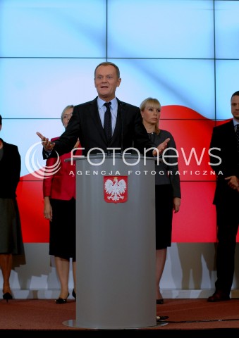  20.11.2013 WARSZAWA KONFERENCJA PRASOWA PREMIERA DONALDA TUSKA W SPRAWIE OGLOSZENIA NOWYCH CZLONKOW RADY MINISTROW N/Z PREMIER DONALD TUSK  