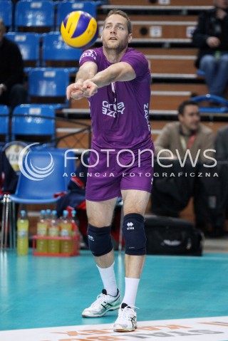  27.11.2013 RZESZOW <br />SIATKOWKA PLUS LIGA 2013/2014 MEN VOLLEYBALL POLAND POLISH PLUSLIGA LEAGUE SEASON 2013/2014 <br />MECZ ASSECO RESOVIA RZESZOW - ZAKSA KEDZIERZYN KOZLE <br />N/Z DAN LEWIS SYLWETKA<br /> 