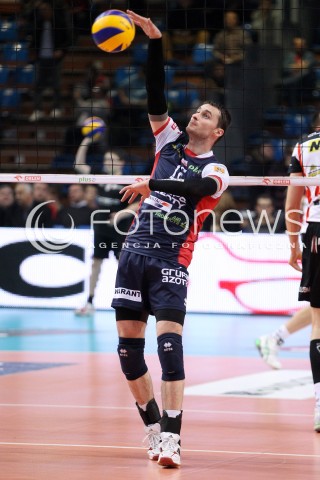  27.11.2013 RZESZOW <br />SIATKOWKA PLUS LIGA 2013/2014 MEN VOLLEYBALL POLAND POLISH PLUSLIGA LEAGUE SEASON 2013/2014 <br />MECZ ASSECO RESOVIA RZESZOW - ZAKSA KEDZIERZYN KOZLE <br />N/Z MICHAL RUCIAK SYLWETKA<br /> 