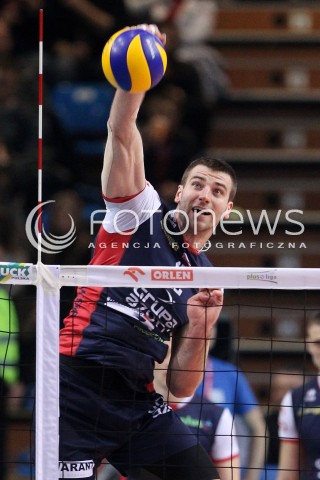  27.11.2013 RZESZOW <br />SIATKOWKA PLUS LIGA 2013/2014 MEN VOLLEYBALL POLAND POLISH PLUSLIGA LEAGUE SEASON 2013/2014 <br />MECZ ASSECO RESOVIA RZESZOW - ZAKSA KEDZIERZYN KOZLE <br />N/Z GRZEGORZ BOCIEK SYLWETKA<br /> 