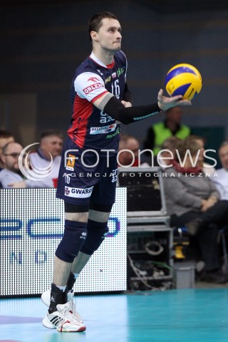  27.11.2013 RZESZOW <br />SIATKOWKA PLUS LIGA 2013/2014 MEN VOLLEYBALL POLAND POLISH PLUSLIGA LEAGUE SEASON 2013/2014 <br />MECZ ASSECO RESOVIA RZESZOW - ZAKSA KEDZIERZYN KOZLE <br />N/Z MICHAL RUCIAK SYLWETKA<br /> 
