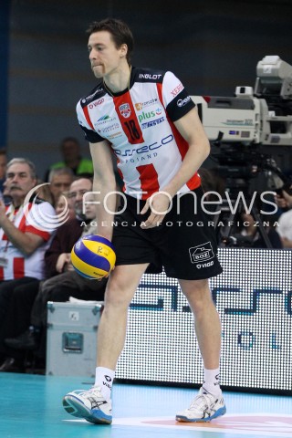  27.11.2013 RZESZOW <br />SIATKOWKA PLUS LIGA 2013/2014 MEN VOLLEYBALL POLAND POLISH PLUSLIGA LEAGUE SEASON 2013/2014 <br />MECZ ASSECO RESOVIA RZESZOW - ZAKSA KEDZIERZYN KOZLE <br />N/Z JOCHEN SCHOPS SYLWETKA<br /> 