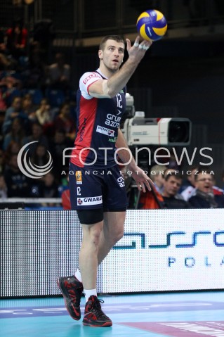  27.11.2013 RZESZOW <br />SIATKOWKA PLUS LIGA 2013/2014 MEN VOLLEYBALL POLAND POLISH PLUSLIGA LEAGUE SEASON 2013/2014 <br />MECZ ASSECO RESOVIA RZESZOW - ZAKSA KEDZIERZYN KOZLE <br />N/Z GRZEGORZ BOCIEK SYLWETKA<br /> 
