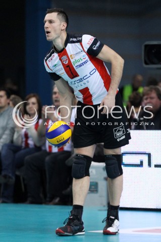  27.11.2013 RZESZOW <br />SIATKOWKA PLUS LIGA 2013/2014 MEN VOLLEYBALL POLAND POLISH PLUSLIGA LEAGUE SEASON 2013/2014 <br />MECZ ASSECO RESOVIA RZESZOW - ZAKSA KEDZIERZYN KOZLE <br />N/Z OLIEG ACHREM ALEH AKHREM SYLWETKA<br /> 