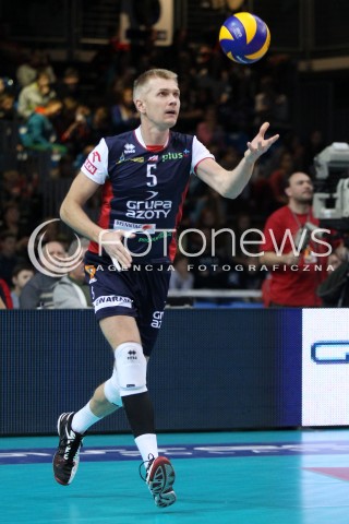  27.11.2013 RZESZOW <br />SIATKOWKA PLUS LIGA 2013/2014 MEN VOLLEYBALL POLAND POLISH PLUSLIGA LEAGUE SEASON 2013/2014 <br />MECZ ASSECO RESOVIA RZESZOW - ZAKSA KEDZIERZYN KOZLE <br />N/Z PAWEL ZAGUMNY SYLWETKA<br /> 
