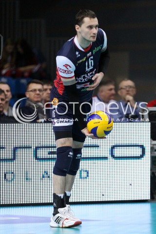  27.11.2013 RZESZOW <br />SIATKOWKA PLUS LIGA 2013/2014 MEN VOLLEYBALL POLAND POLISH PLUSLIGA LEAGUE SEASON 2013/2014 <br />MECZ ASSECO RESOVIA RZESZOW - ZAKSA KEDZIERZYN KOZLE <br />N/Z MICHAL RUCIAK SYLWETKA<br /> 