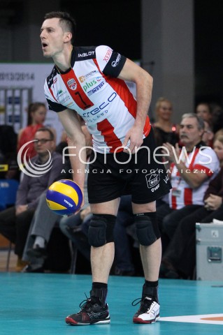  27.11.2013 RZESZOW <br />SIATKOWKA PLUS LIGA 2013/2014 MEN VOLLEYBALL POLAND POLISH PLUSLIGA LEAGUE SEASON 2013/2014 <br />MECZ ASSECO RESOVIA RZESZOW - ZAKSA KEDZIERZYN KOZLE <br />N/Z OLIEG ACHREM ALEH AKHREM SYLWETKA<br /> 