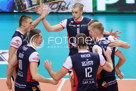  27.11.2013 RZESZOW <br />SIATKOWKA PLUS LIGA 2013/2014 MEN VOLLEYBALL POLAND POLISH PLUSLIGA LEAGUE SEASON 2013/2014 <br />MECZ ASSECO RESOVIA RZESZOW - ZAKSA KEDZIERZYN KOZLE <br />N/Z DICK KOOY LUKASZ WISNIEWSKI GRZEGORZ BOCIEK JURIJ GLADYR RADOSC EMOCJE <br /> 