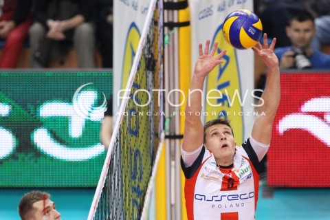  27.11.2013 RZESZOW <br />SIATKOWKA PLUS LIGA 2013/2014 MEN VOLLEYBALL POLAND POLISH PLUSLIGA LEAGUE SEASON 2013/2014 <br />MECZ ASSECO RESOVIA RZESZOW - ZAKSA KEDZIERZYN KOZLE <br />N/Z LUKAS TICHACEK <br /> 