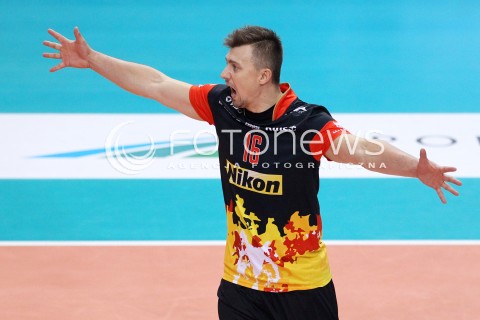  27.11.2013 RZESZOW <br />SIATKOWKA PLUS LIGA 2013/2014 MEN VOLLEYBALL POLAND POLISH PLUSLIGA LEAGUE SEASON 2013/2014 <br />MECZ ASSECO RESOVIA RZESZOW - ZAKSA KEDZIERZYN KOZLE <br />N/Z KRZYSZTOF IGNACZAK RADOSC EMOCJE <br /> 