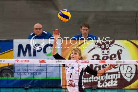  29.11.2013 LODZSIATKOWKA ORLEN LIGA SEZON 2013/2014 VOLLEYBALL POLISH SEASON BUDOWLANI LODZ - POLSKI CUKIER MUSZYNIANKA FAKRO BANK BPS MUSZYNA N/Z NATALIA NUSZEL SYLWETKA   