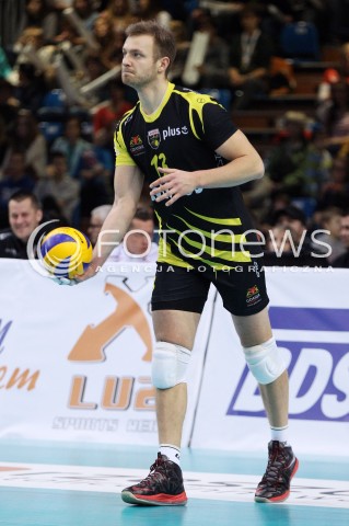  30.11.2013 RZESZOW <br />SIATKOWKA PLUS LIGA 2013/2014 MEN VOLLEYBALL POLAND POLISH PLUSLIGA LEAGUE SEASON 2013/2014 <br />MECZ ASSECO RESOVIA RZESZOW - LOTOS TREFL GDANSK<br />N/Z KRZYSZTOF WIERZBOWSKI SYLWETKA<br /> 