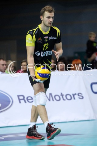  30.11.2013 RZESZOW <br />SIATKOWKA PLUS LIGA 2013/2014 MEN VOLLEYBALL POLAND POLISH PLUSLIGA LEAGUE SEASON 2013/2014 <br />MECZ ASSECO RESOVIA RZESZOW - LOTOS TREFL GDANSK<br />N/Z KRZYSZTOF WIERZBOWSKI SYLWETKA<br /> 