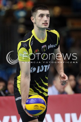  30.11.2013 RZESZOW <br />SIATKOWKA PLUS LIGA 2013/2014 MEN VOLLEYBALL POLAND POLISH PLUSLIGA LEAGUE SEASON 2013/2014 <br />MECZ ASSECO RESOVIA RZESZOW - LOTOS TREFL GDANSK<br />N/Z WOJCIECH ZALINSKI SYLWETKA<br /> 