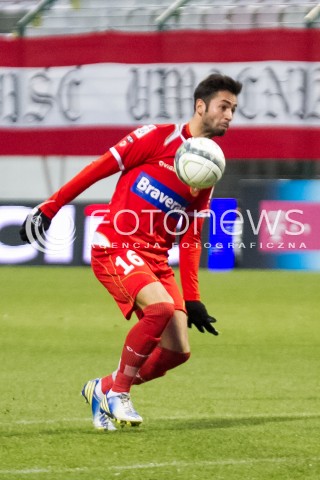  07.12.2013 LODZ PILKA NOZNA T-MOBILE EKSTRAKLASA SEZON 2012/2013 FOOTBALL POLISH EKSTRAKLASA SEASON WIDZEW LODZ - SLASK WROCLAW N/Z JONATHAN DE AMO PEREZ SYLWETKA  