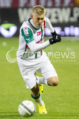  07.12.2013 LODZ PILKA NOZNA T-MOBILE EKSTRAKLASA SEZON 2012/2013 FOOTBALL POLISH EKSTRAKLASA SEASON WIDZEW LODZ - SLASK WROCLAW N/Z SYLWESTER PATEJUK SYLWETKA  