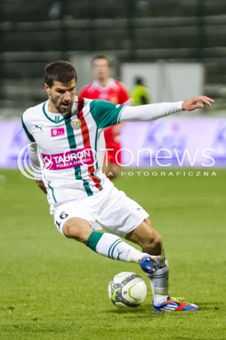  07.12.2013 LODZ PILKA NOZNA T-MOBILE EKSTRAKLASA SEZON 2012/2013 FOOTBALL POLISH EKSTRAKLASA SEASON WIDZEW LODZ - SLASK WROCLAW N/Z DALIBOR STEVANOVIC SYLWETKA   