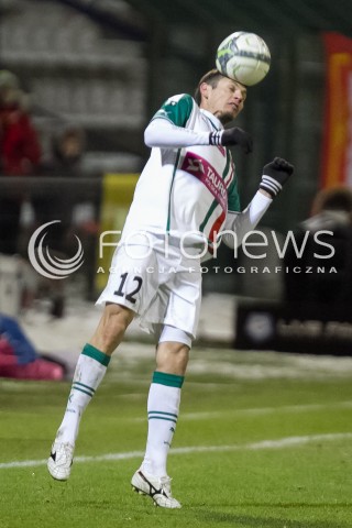  07.12.2013 LODZ PILKA NOZNA T-MOBILE EKSTRAKLASA SEZON 2012/2013 FOOTBALL POLISH EKSTRAKLASA SEASON WIDZEW LODZ - SLASK WROCLAW N/Z DE SOUZA TOME CARLOS SYLWETKA  