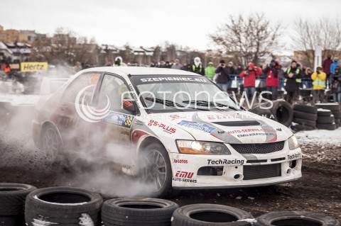  07.11.2013 WARSZAWA 51 RAJD BARBORKI WARSZAWSKIEJ N/Z ANDRZEJ SZCZEPANIEC JAROSLAW ZAWADZKI W MITSUBISHI LANCER EVO IX NA OS BEMOWO  