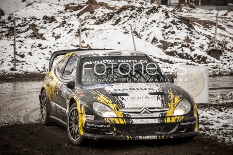  07.11.2013 WARSZAWA 51 RAJD BARBORKI WARSZAWSKIEJ N/Z FILIP NIVETTE ARTUR NATKANIEC W CITROEN XSARA WRC NA OS CYTADELA  