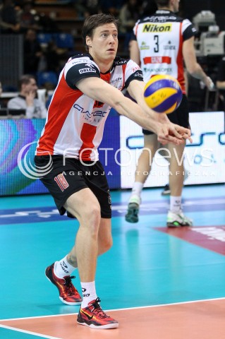  15.12.2013 RZESZOW <br />SIATKOWKA PLUS LIGA 2013/2014 MEN VOLLEYBALL POLAND POLISH PLUSLIGA LEAGUE SEASON 2013/2014 <br />MECZ ASSECO RESOVIA RZESZOW - INDYKPOL AZS OLSZTYN<br />N/Z JOCHEN SCHOPS SYLWETKA <br /> 