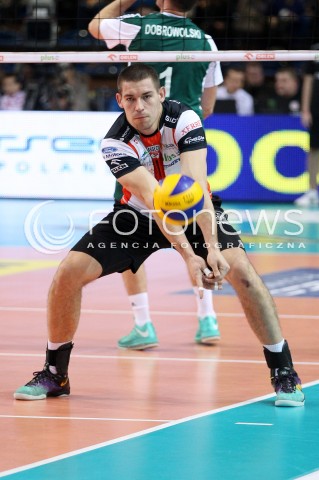  15.12.2013 RZESZOW <br />SIATKOWKA PLUS LIGA 2013/2014 MEN VOLLEYBALL POLAND POLISH PLUSLIGA LEAGUE SEASON 2013/2014 <br />MECZ ASSECO RESOVIA RZESZOW - INDYKPOL AZS OLSZTYN<br />N/Z DAWID KONARSKI SYLWETKA <br /> 