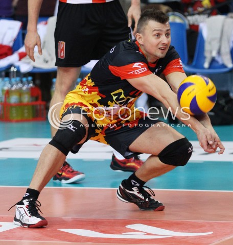  15.12.2013 RZESZOW <br />SIATKOWKA PLUS LIGA 2013/2014 MEN VOLLEYBALL POLAND POLISH PLUSLIGA LEAGUE SEASON 2013/2014 <br />MECZ ASSECO RESOVIA RZESZOW - INDYKPOL AZS OLSZTYN<br />N/Z KRZYSZTOF IGNACZAK SYLWETKA <br /> 