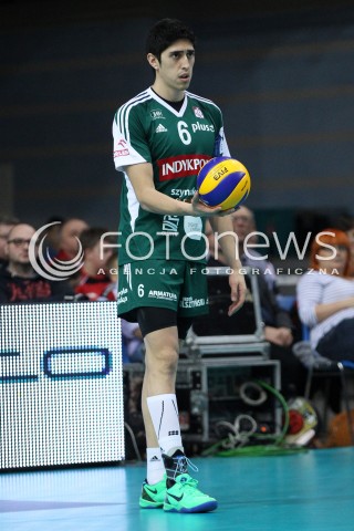  15.12.2013 RZESZOW <br />SIATKOWKA PLUS LIGA 2013/2014 MEN VOLLEYBALL POLAND POLISH PLUSLIGA LEAGUE SEASON 2013/2014 <br />MECZ ASSECO RESOVIA RZESZOW - INDYKPOL AZS OLSZTYN<br />N/Z PABLO BENGOLEA SYLWETKA <br /> 
