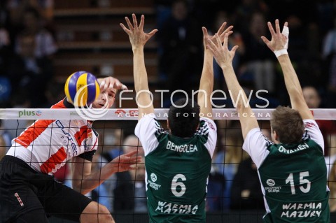  15.12.2013 RZESZOW <br />SIATKOWKA PLUS LIGA 2013/2014 MEN VOLLEYBALL POLAND POLISH PLUSLIGA LEAGUE SEASON 2013/2014 <br />MECZ ASSECO RESOVIA RZESZOW - INDYKPOL AZS OLSZTYN<br />N/Z DAWID KONARSKI PABLO BENGOLEA MATTI OIVANEN <br /> 